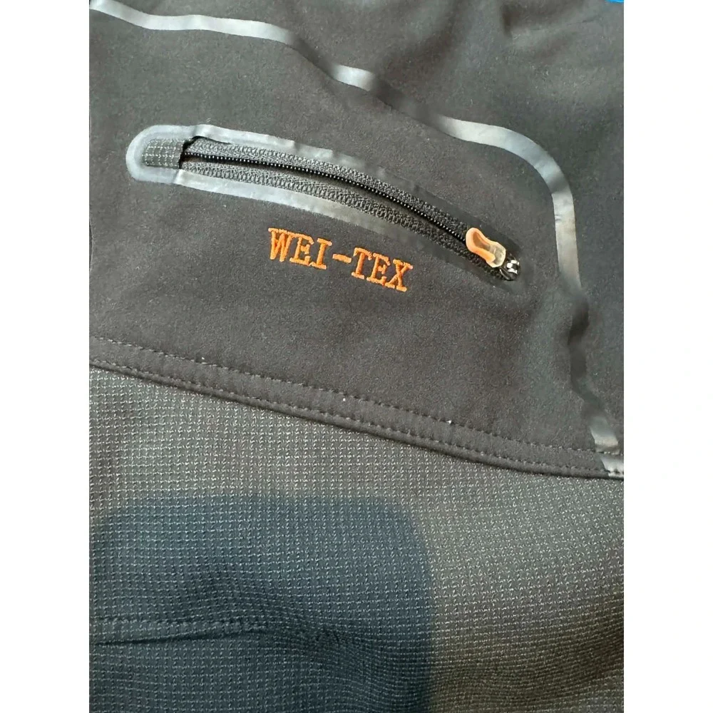 Outdoorsport Men's WEI-TEX Softshell Hiking Pants Black Size L Fleece